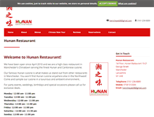 Tablet Screenshot of hunanrestaurant.co.uk